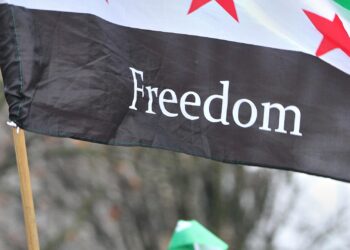 Ischinger hält Debatte über Syrien-Abschiebungen für überzogen 2 Syrer in Deutschland feiern den Sturz von Assad in Syrien (Archiv)