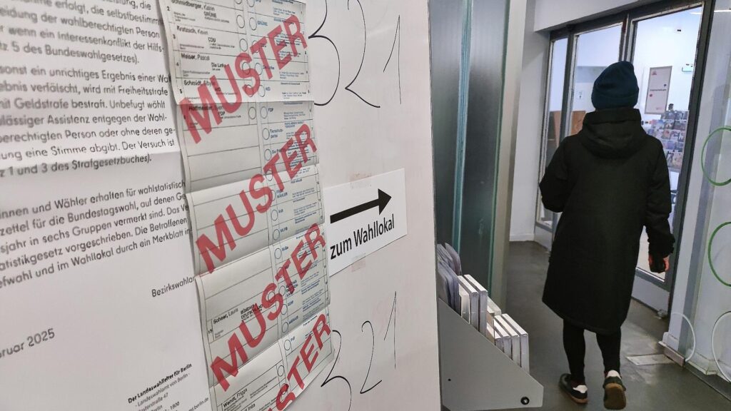 Wahllokal bei Bundestagswahl 2025 (Archiv)