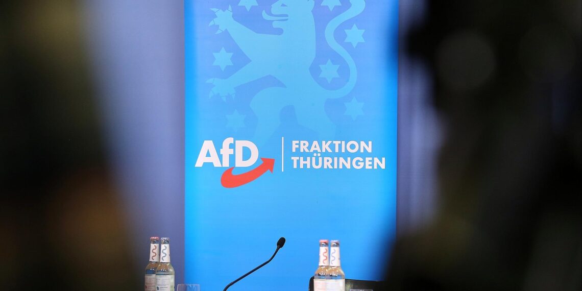 Maier und Badenberg offen für AfD-Verbot in Thüringen 1 AfD-Fraktion im Thüringer Landtag (Archiv)