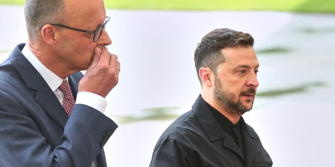 Friedrich Merz und Wolodymyr Selenskyj (Archiv)