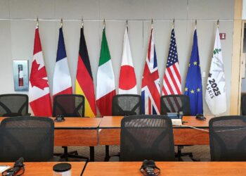 Flaggen der G7-Länder (Archiv)