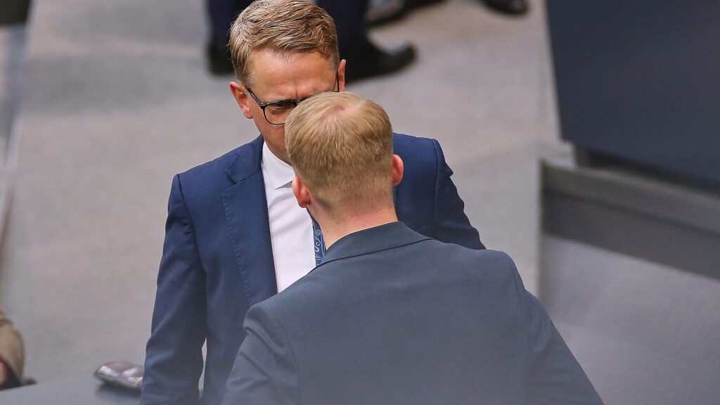 Carsten Linnemann und Tim Klüssendorf (Archiv)