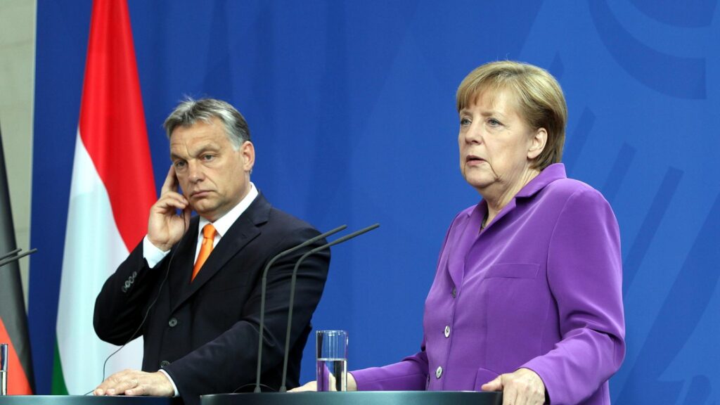 Viktor Orban und Angela Merkel im Jahr 2014 (Archiv)