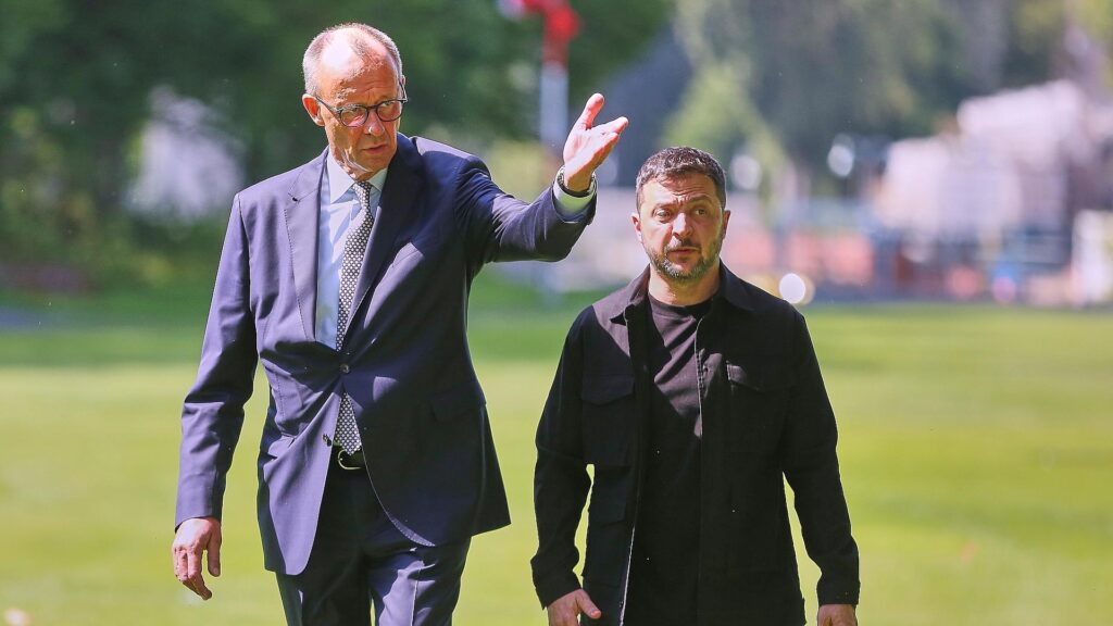 Friedrich Merz und Wolodymyr Selenskyj (Archiv)