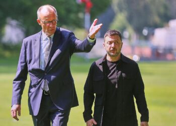 Friedrich Merz und Wolodymyr Selenskyj (Archiv)