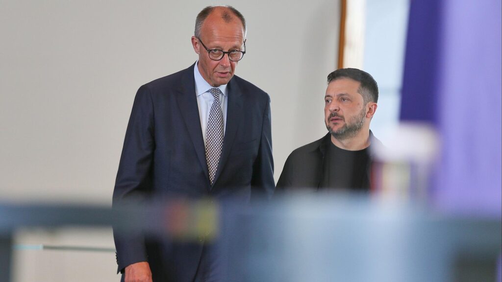 Friedrich Merz und Wolodymyr Selenskyj (Archiv)
