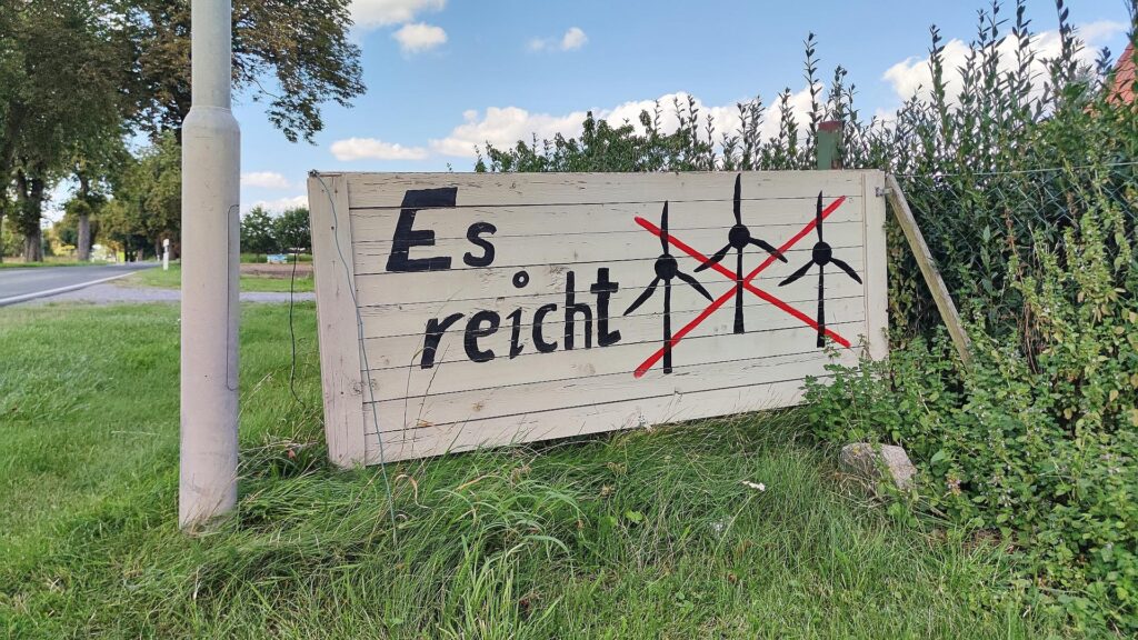 Protest gegen neue Windräder (Archiv)