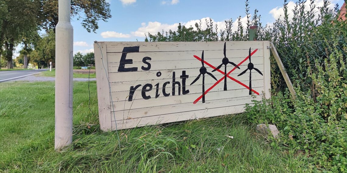 Protest gegen neue Windräder (Archiv)