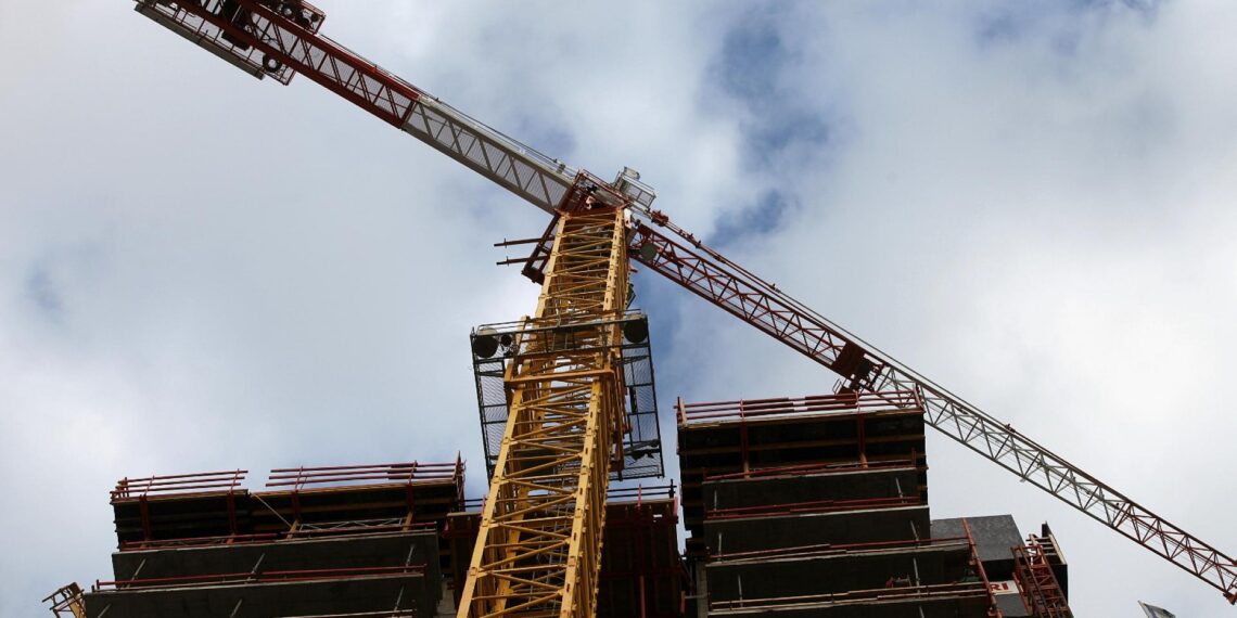 Deutlich mehr Baugenehmigungen für Wohnungen im September 1 Baustelle (Archiv)