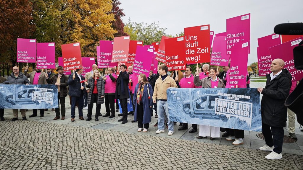 Demo des Unternehmerverbandes `Die Familienunternehmer` (Archiv)