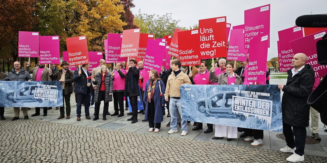 Demo des Unternehmerverbandes `Die Familienunternehmer` (Archiv)