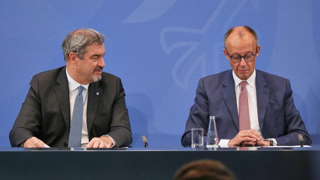 Markus Söder und Friedrich Merz (Archiv)