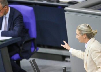 Insa: Union zieht in Wählergunst wieder mit AfD gleich 3 Friedrich Merz und Alice Weidel (Archiv)