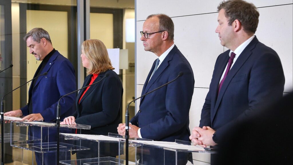 Pressekonferenz nach Koalitionsausschuss am 13.11.2025
