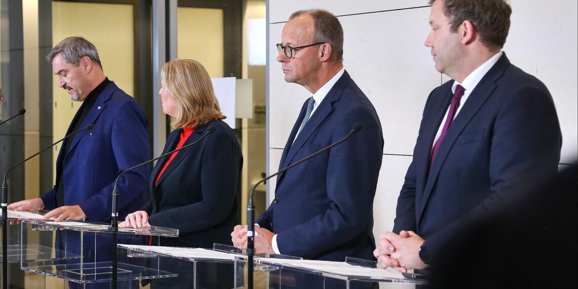 Pressekonferenz nach Koalitionsausschuss am 13.11.2025