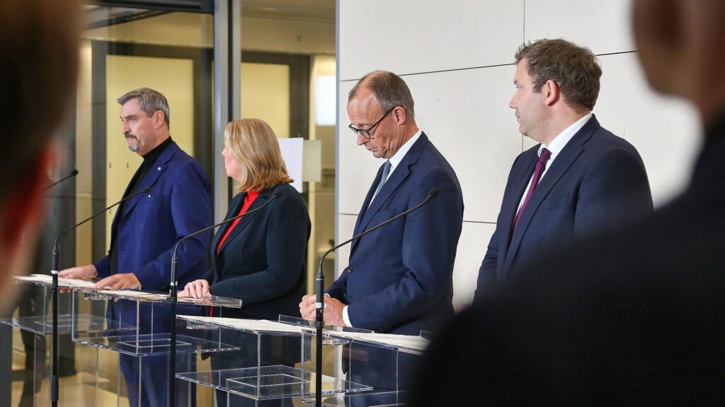 Pressekonferenz nach Koalitionsausschuss am 13.11.2025