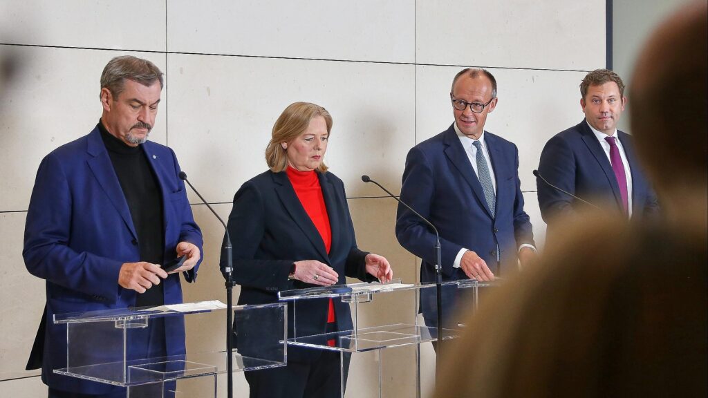 Pressekonferenz nach Koalitionsausschuss am 13.11.2025