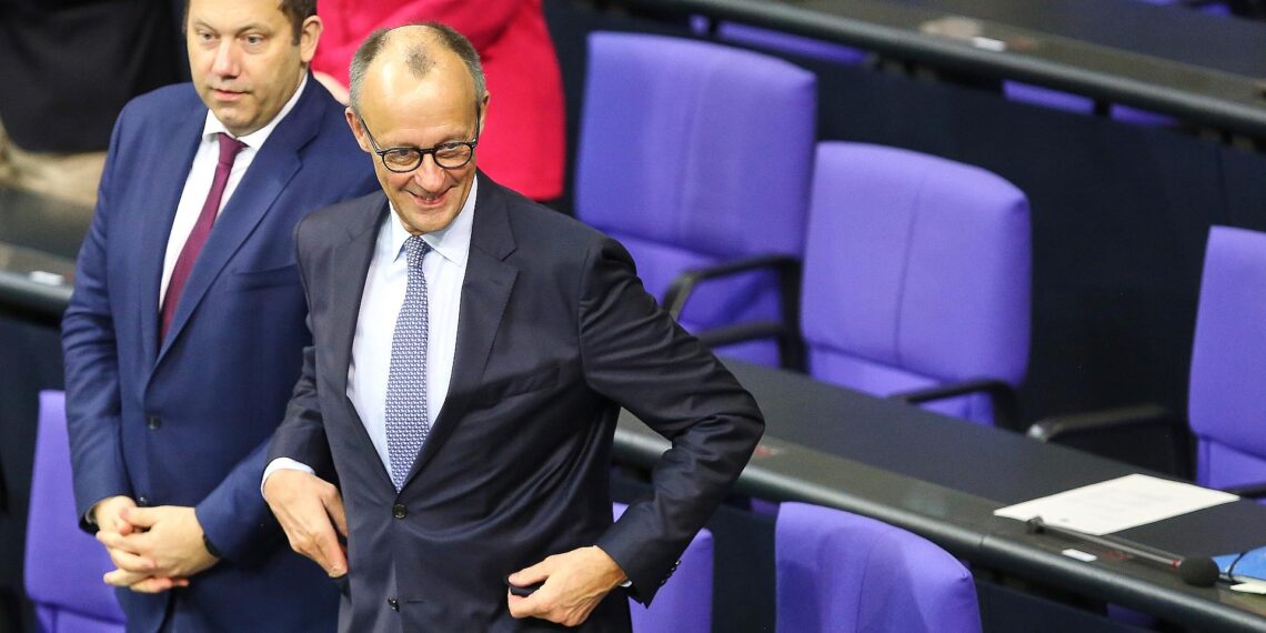 Milliardär Heraeus: Merz soll mit Minderheitsregierung drohen 1 Lars Klingbeil und Friedrich Merz am 14.11.2025