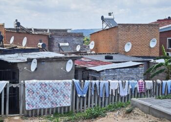 Ärmlicher Vorort von Johannesburg in Südafrika (Archiv)