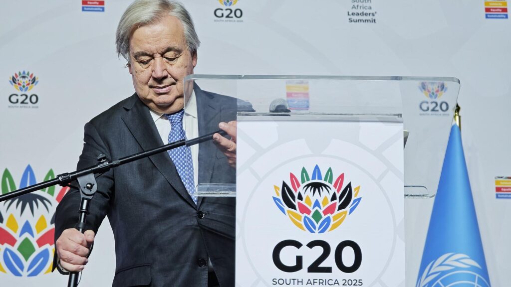 Antonio Guterres am 21.11.2025