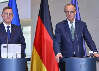 Kristen Michal und Friedrich Merz am 27.11.2025