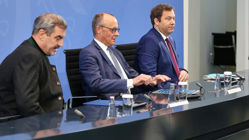 Pressekonferenz nach Koalitionsausschuss am 28.11.2025