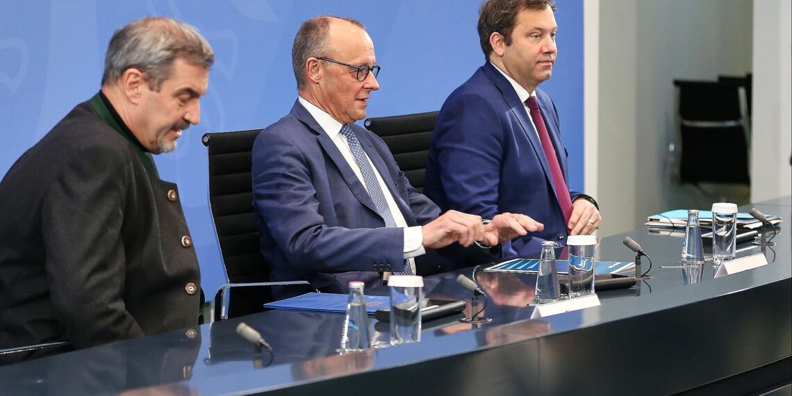 Pressekonferenz nach Koalitionsausschuss am 28.11.2025