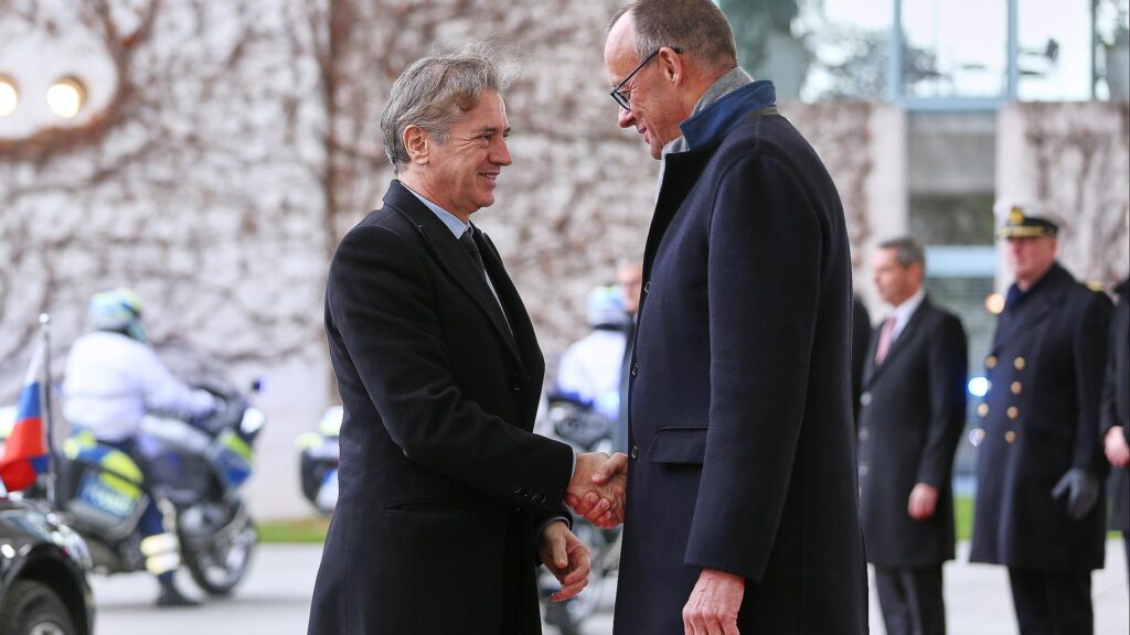 Robert Golob und Friedrich Merz am 28.11.2025