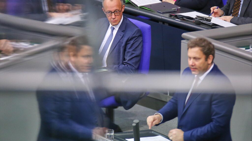 Friedrich Merz und Lars Klingbeil am 28.11.2025