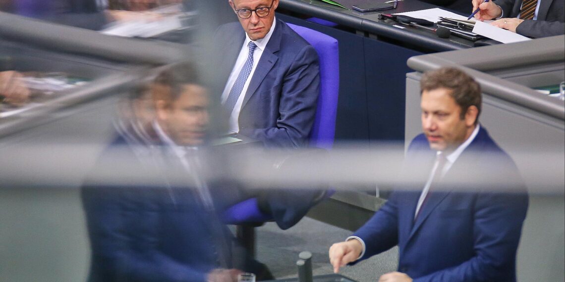 Friedrich Merz und Lars Klingbeil am 28.11.2025