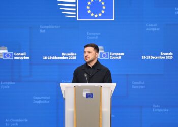 Selenskyj drängt bei EU-Gipfel auf klare Antwort zu Finanzhilfen 2 Wolodymyr Selenskyj am 18.12.2025