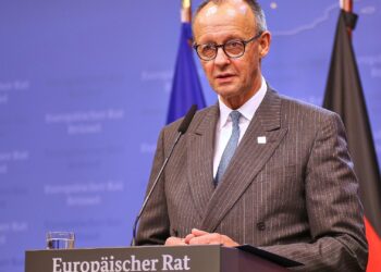 Friedrich Merz nach dem EU-Gipfel in Brüssel am 19.12.2025