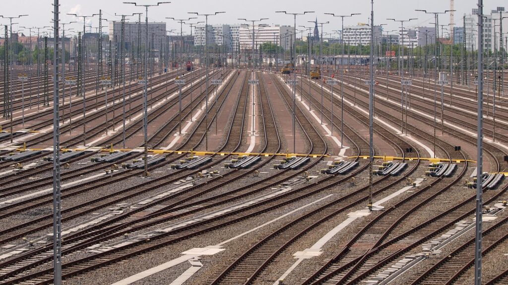 Gleisanlage in Halle (Saale) (Archiv)
