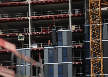 Stimmung im Wohnungsbau leicht verbessert 2 Baustelle (Archiv)