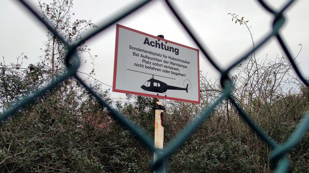 Hubschrauberlandeplatz (Archiv)