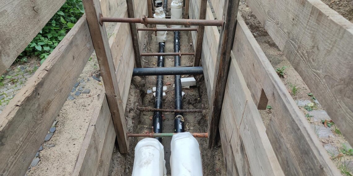 Industrie drängt auf Klarheit beim Heizungsgesetz 1 Fernwärme-Anschluss (Archiv)