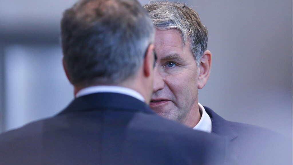 Mario Voigt und Björn Höcke (Archiv)