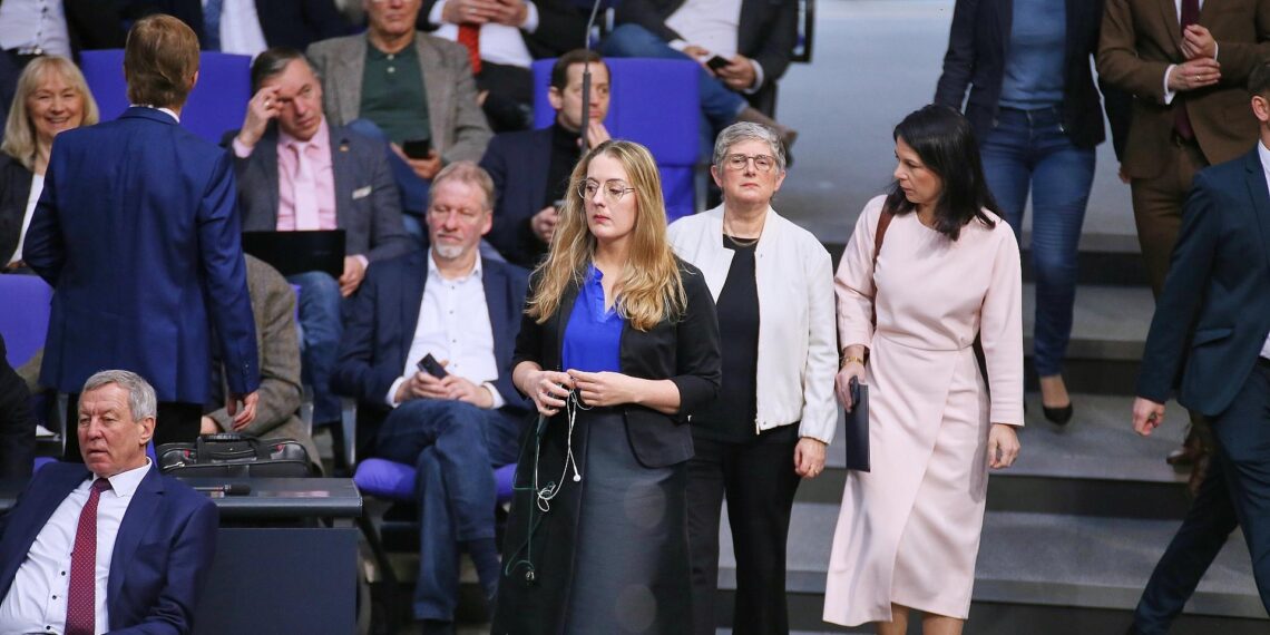 Katharina Dröge neben AfD-Abgeordneten