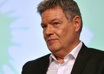 Robert Habeck am Wahlabend