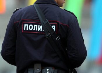 Polizist in Russland (Archiv)