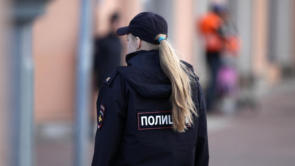 Polizistin in Russland (Archiv)