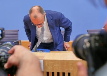 Friedrich Merz vor Fotografen (Archiv)