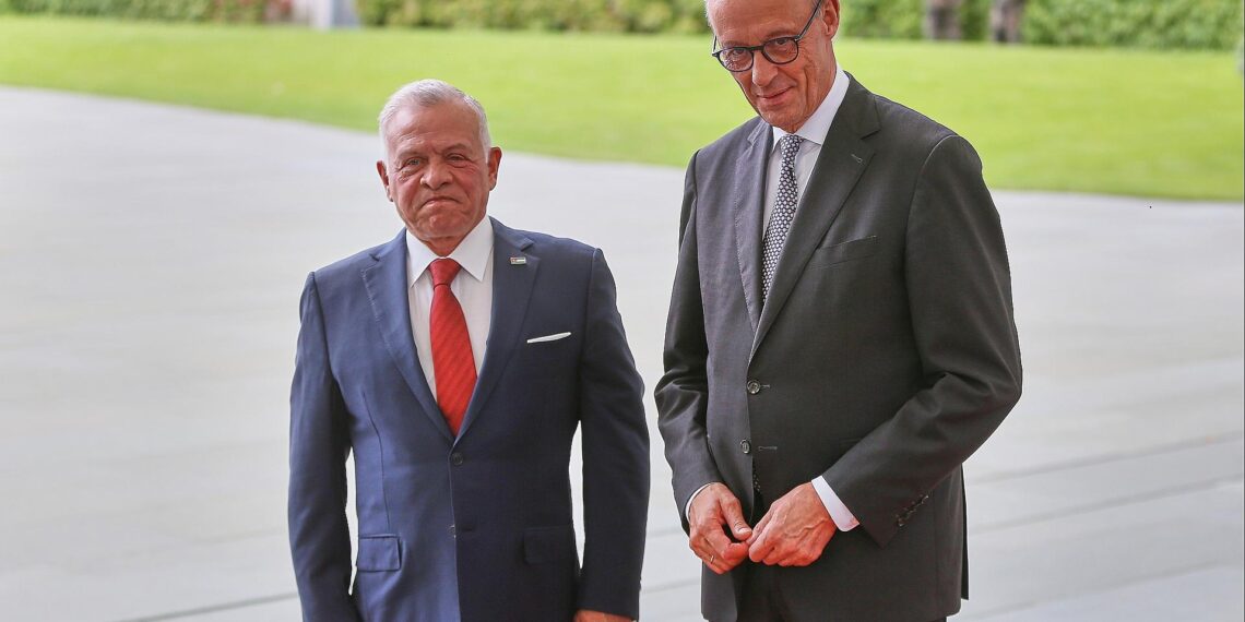 Abdullah II. bin al-Hussein und Friedrich Merz in Berlin (Archiv)