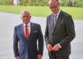 Merz lobt Jordaniens König Abdullah 9 Abdullah II. bin al-Hussein und Friedrich Merz in Berlin (Archiv)
