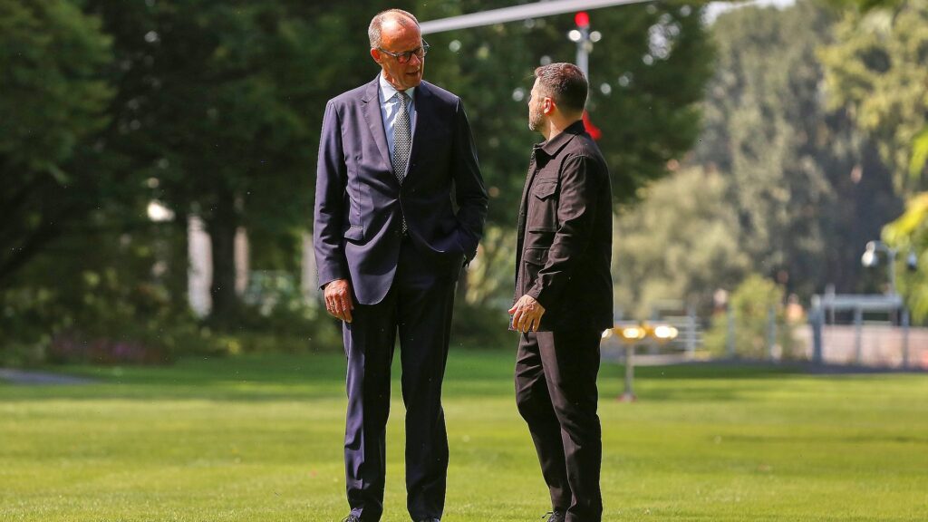 Friedrich Merz und Wolodymyr Selenskyj (Archiv)