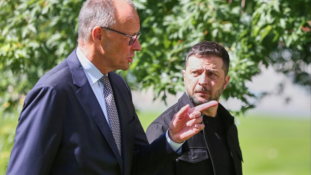 Friedrich Merz und Wolodymyr Selenskyj (Archiv)