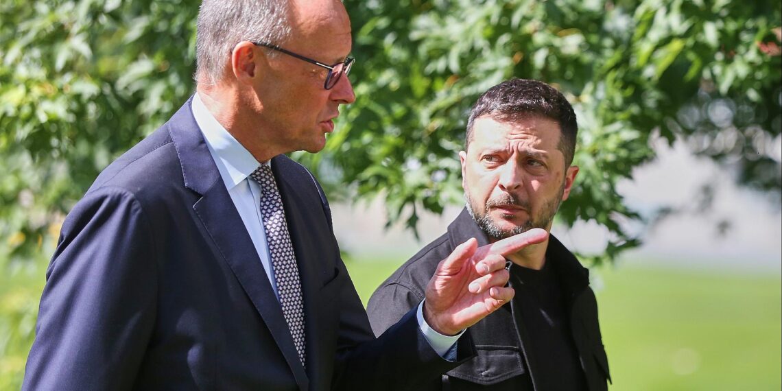 Friedrich Merz und Wolodymyr Selenskyj (Archiv)