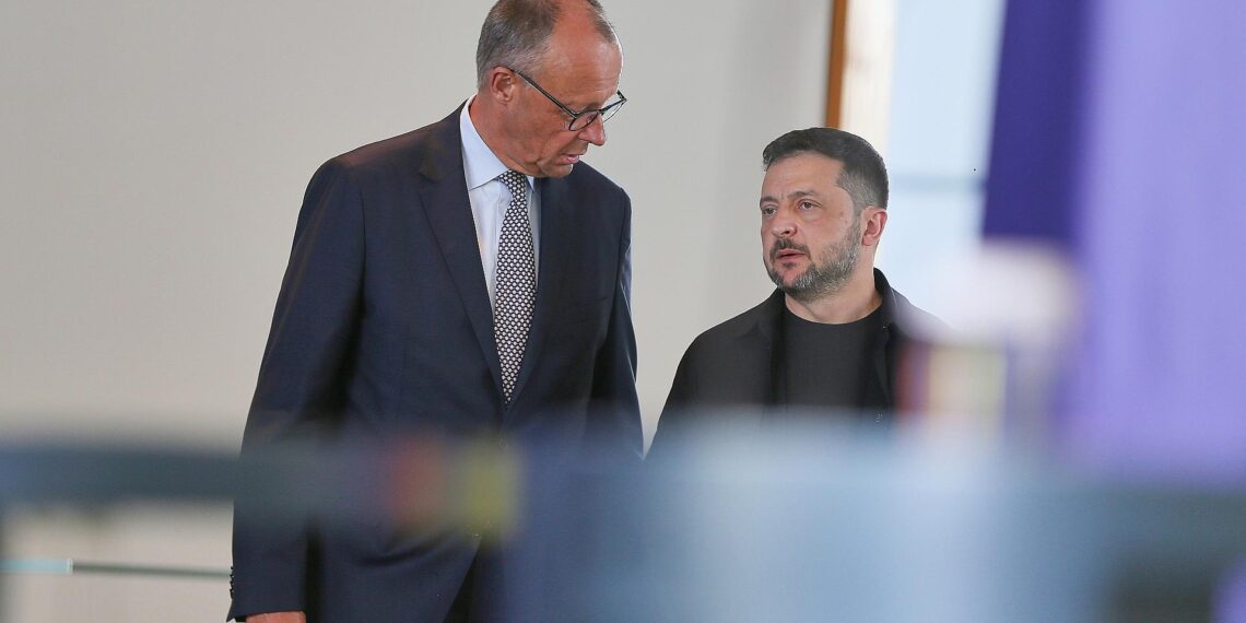 Merz empfängt Selenskyj und andere Regierungschefs am Montag 1 Friedrich Merz und Wolodymyr Selenskyj (Archiv)