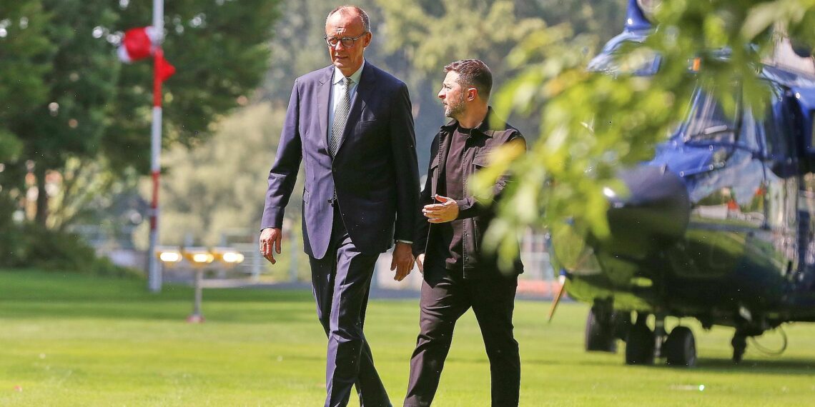 Friedrich Merz und Wolodymyr Selenskyj (Archiv)