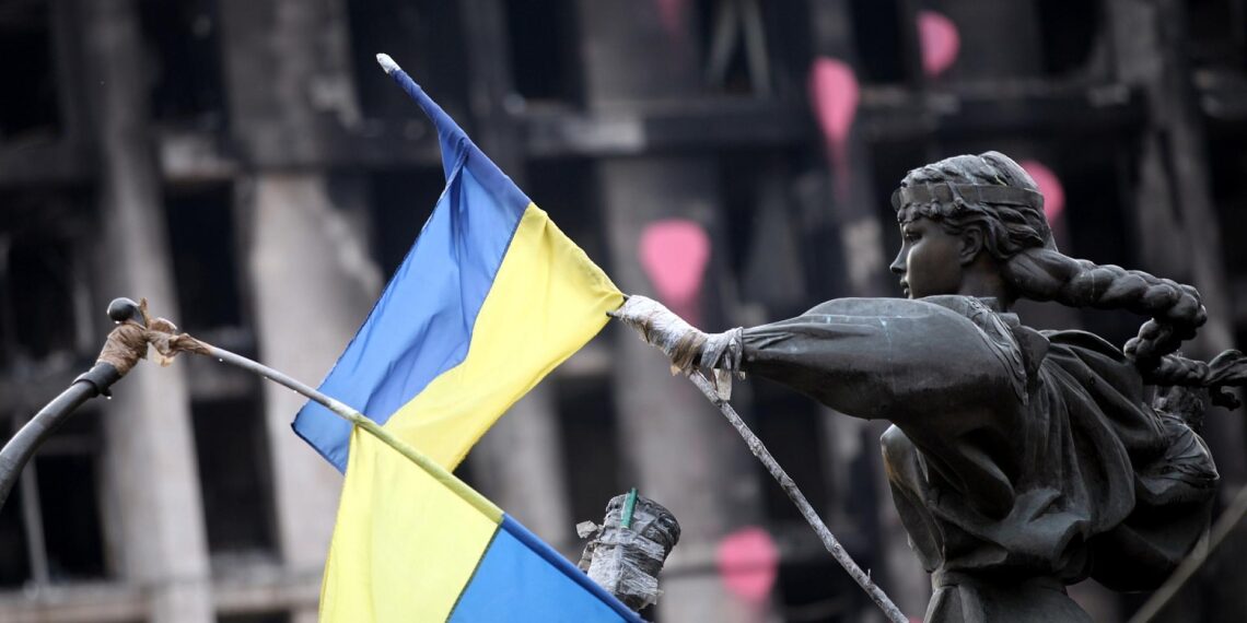 Ukrainische Flagge (Archiv)